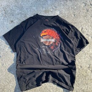 Vintage Harley-Davidson Black Graphic T-Shirt